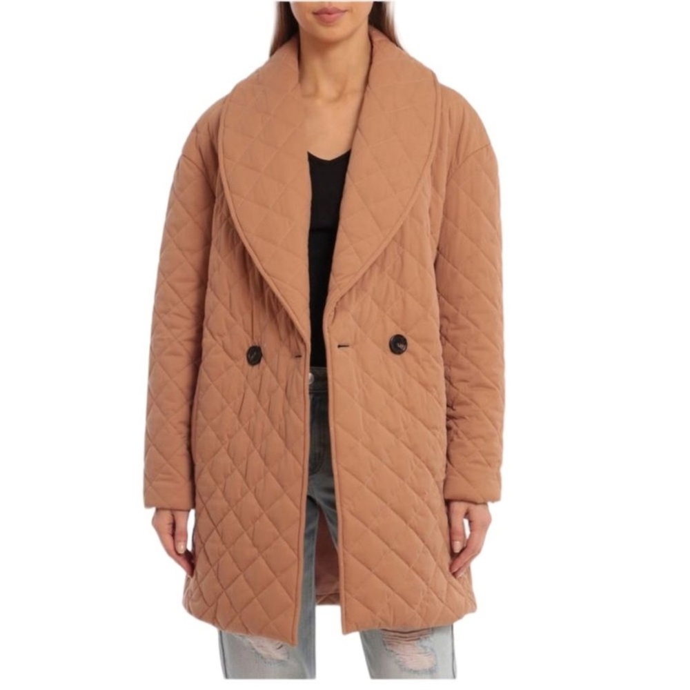 Avec les filles quilted coat